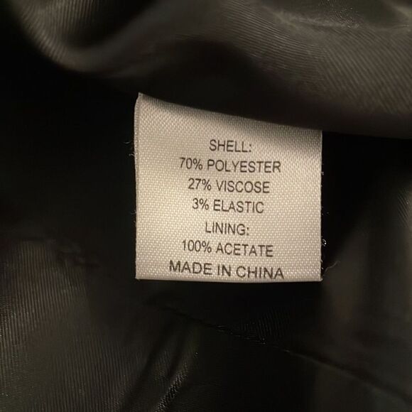 Randy Kemper Black Jacket Womens 10 Full Zip High Neck Lined - Picture 4 of 11